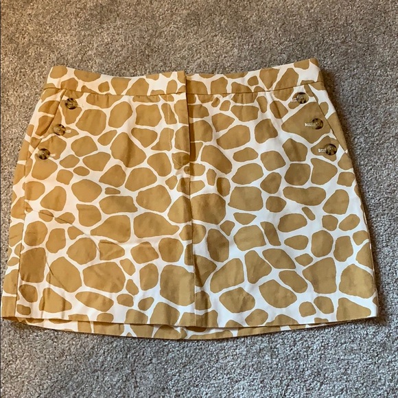 J. Crew Dresses & Skirts - J crew size 12 giraffe print skirt